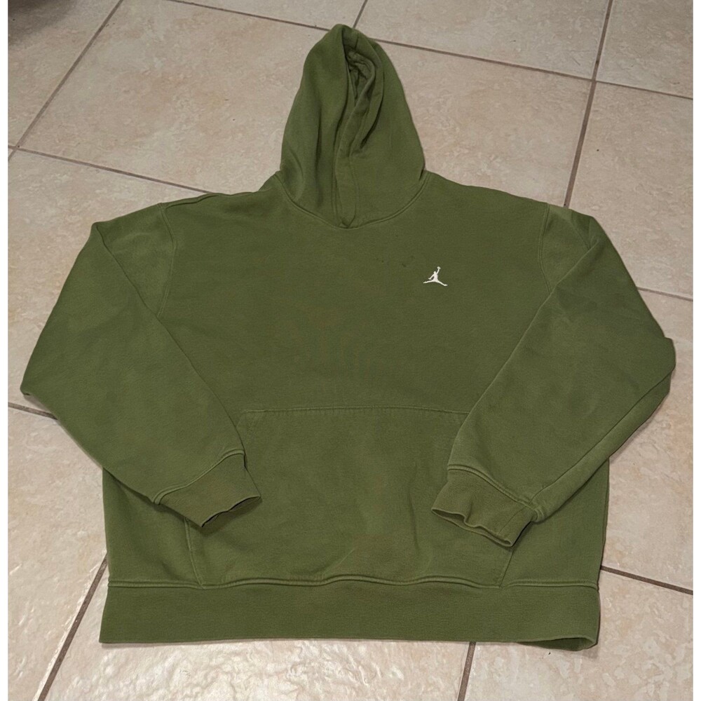 Jordan Olive Green Pullover Hoodie Men’s